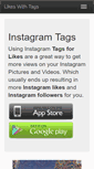 Mobile Screenshot of likeswithtags.com